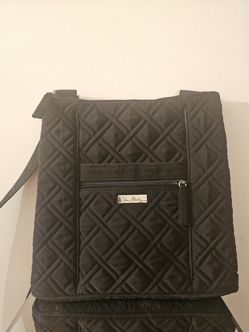 Vera Bradley Black Quilted Crossbody Bag